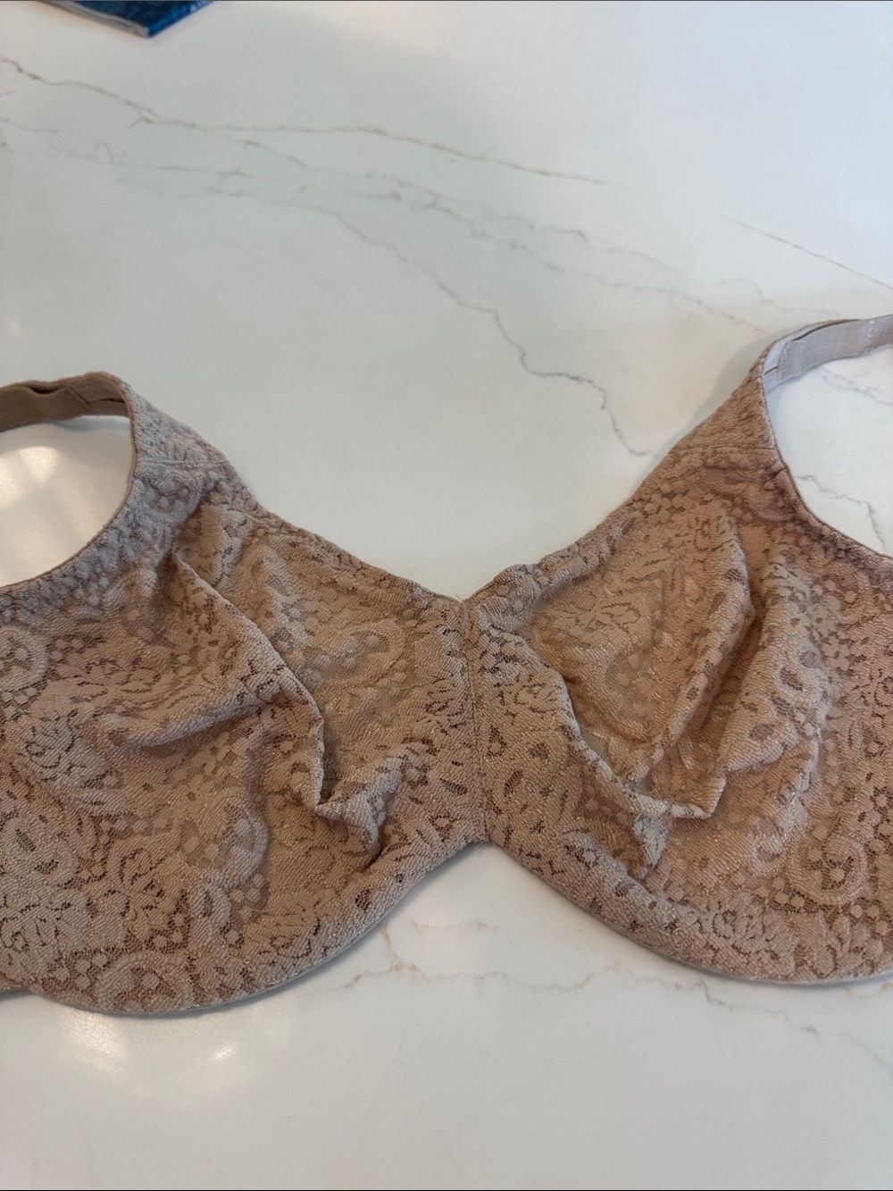 Wacoal Lace Underwire Bra Taupe/Beige 34DDD